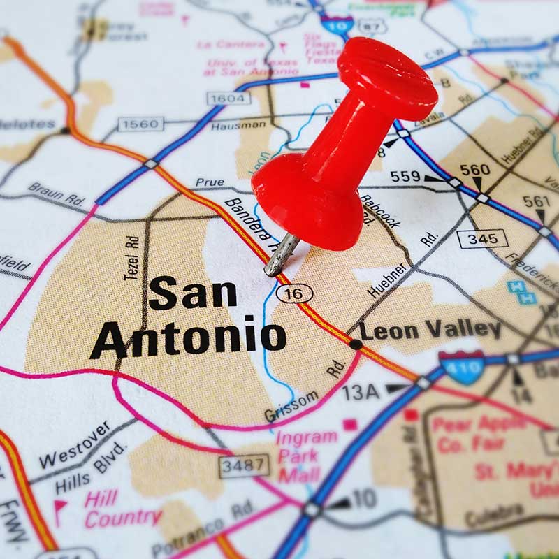 Verlota San Antonio Map 