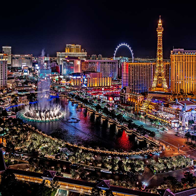 Buy CBD Las Vegas Strip At Night