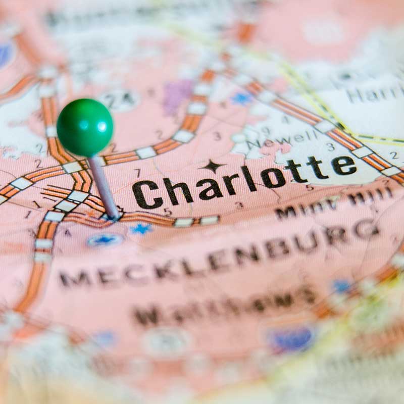 Buy CBD Charlotte Map