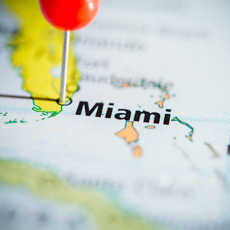 Buy CBD Miami Map