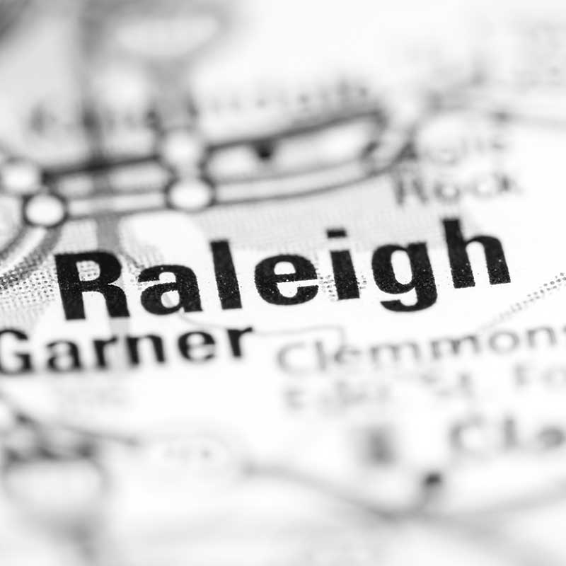Buy CBD Raleigh North Carolina Map