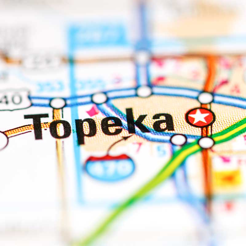 Buy CBD Topeka Map
