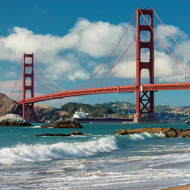 Buy CBD California Golden Gate Bridge